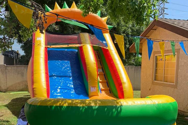 Waterslides • Table and Chairs • White Bounce House • Party Tents • Bou (Fresno)