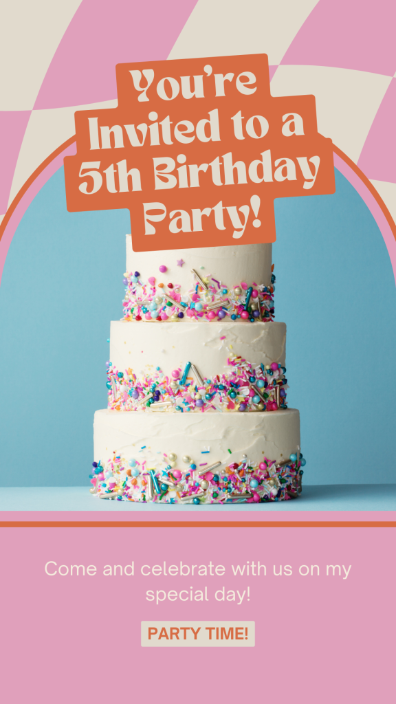 How to plan a 5th Birthday Party
Step by Step Guide