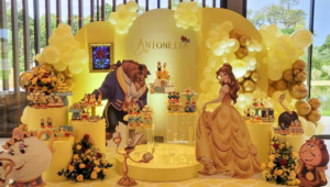 Creating Beauty and the beast theme Birthday Party